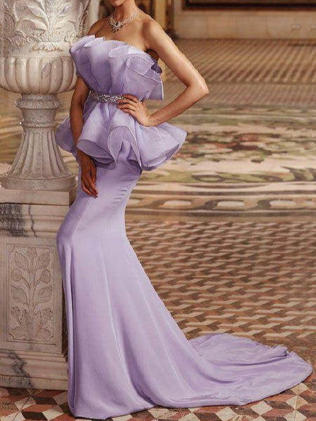 Lavender Shade Gown