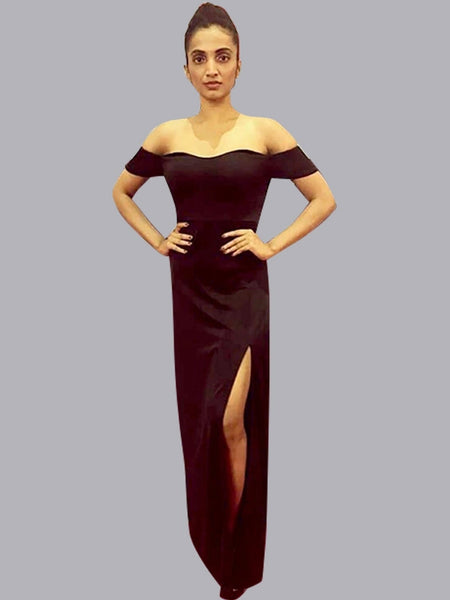 Party Wear Slit Gown