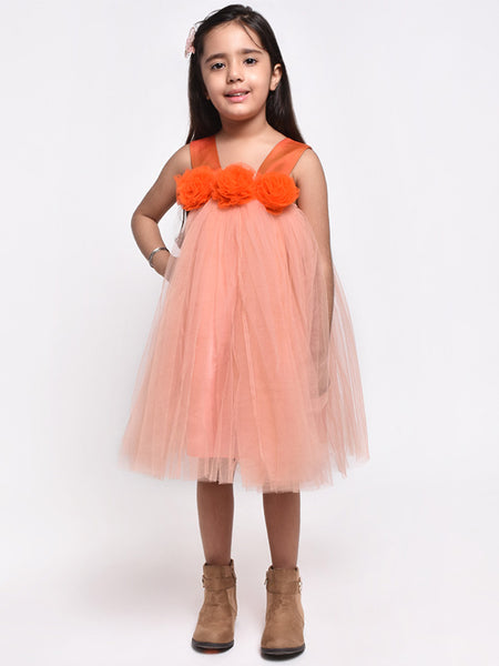 Light Peach Evening Dress