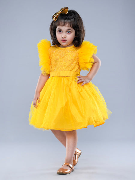 Frilly Sleeve Frock