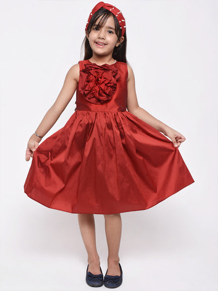 Flower Embellished Frock