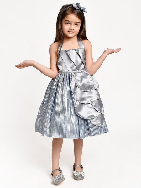 Flower Petals Embellishment Dress