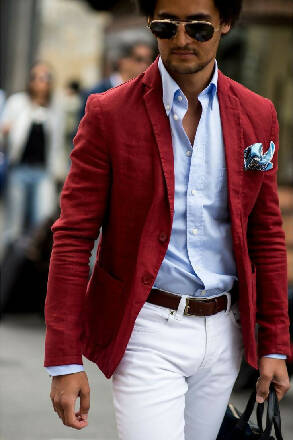 Maroon Color Blazer Wedding suit