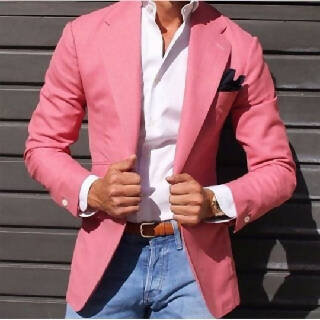 Pink Color Blazer